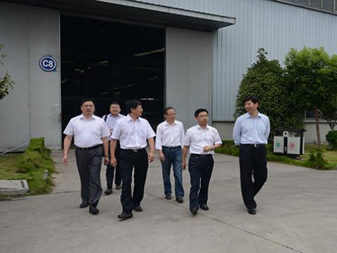 国家认监委向导一行到利来老牌国际官网app母线调研