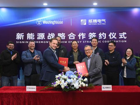 利来老牌国际官网app电气与西屋电气正式达玉成球新能源战略相助